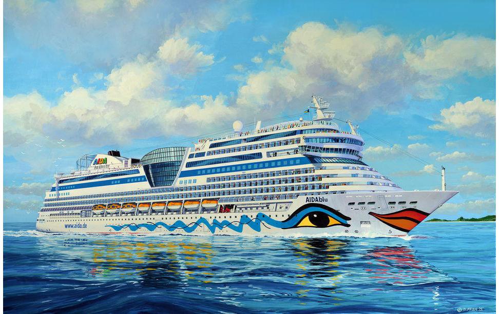 Bausatz AIDA (blu, sol, mar, stella) 1:400Kunststoff Modellbausatz