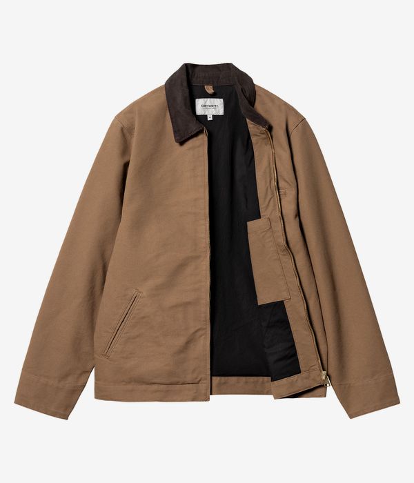 Carhartt WIP Detroit Organic Dearborn Jacke (hamilton brown tobacco rinsed) online kaufen | skatedeluxe