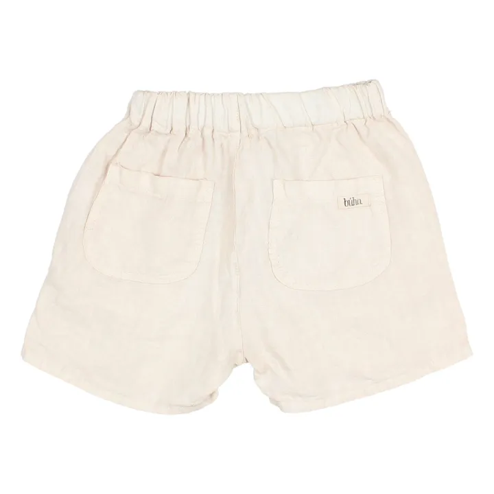 Búho Short Uni Lin | Ecru