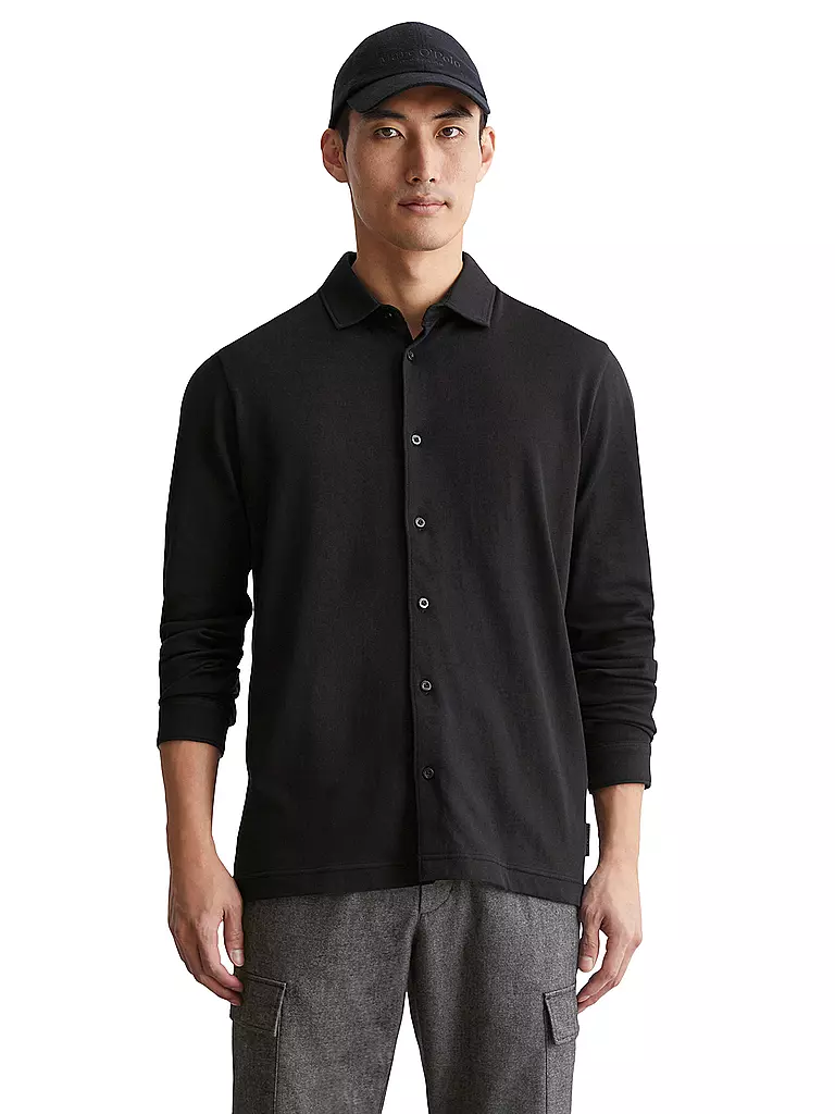 MARC O'POLO Poloshirt  schwarz