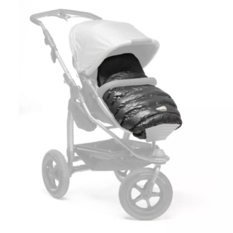 TFK Fußsack Cuddle - All terrain Softshell inkl. Wintercover schwarz - Anthrazit