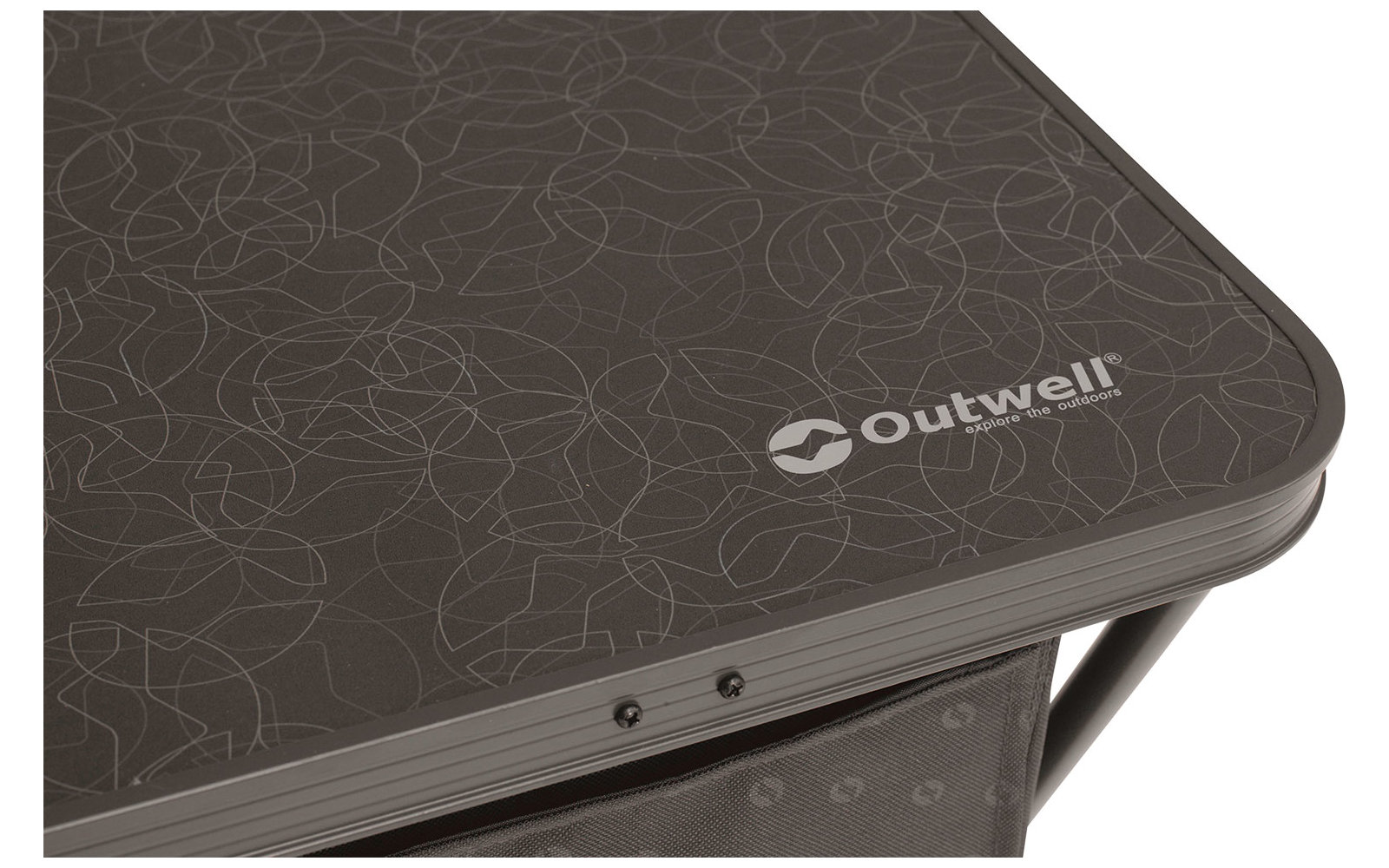 Outwell Campingschrank Bahamas 80 x 80 x 44 cm grau