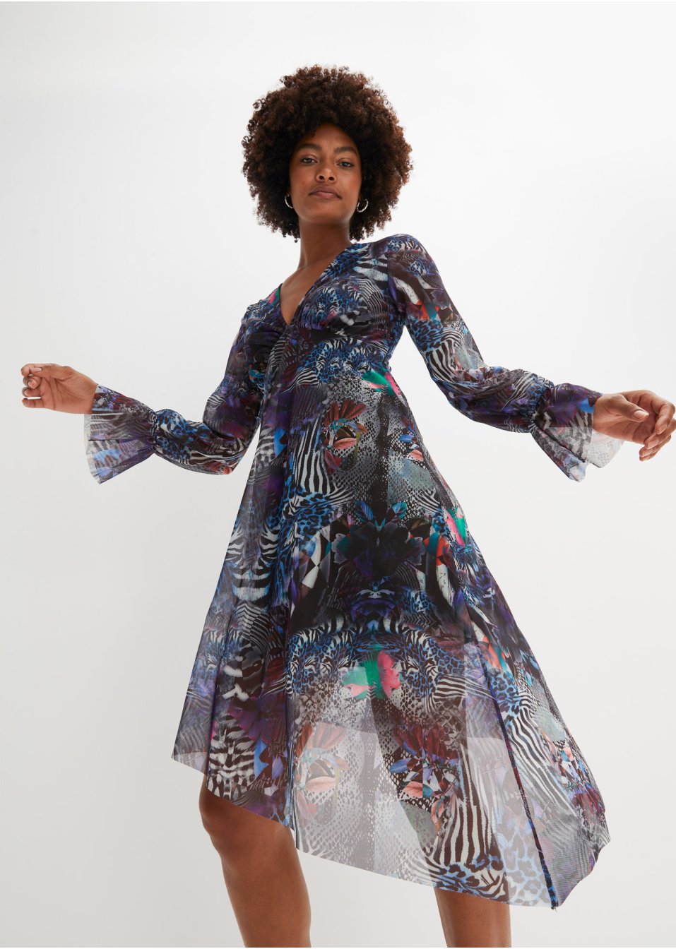 Robe avec mesh