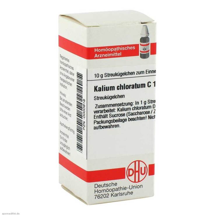 DHU Kalium chloratum C 12 Globuli, 10 g