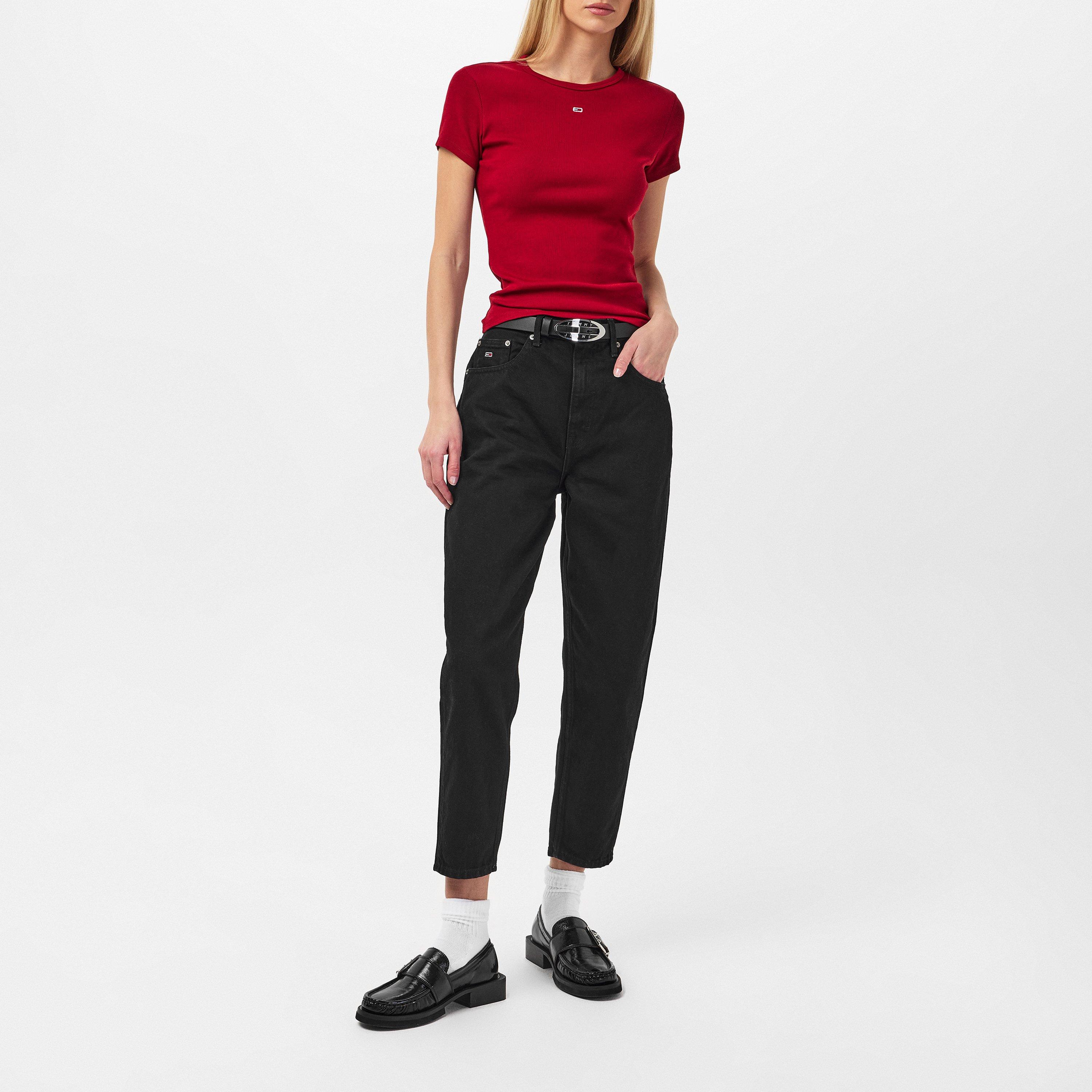 Tommy Jeans Rib Knit T Shirt