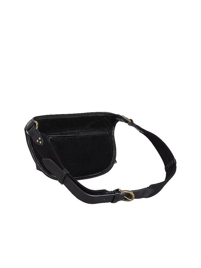 JEROME DREYFUSS Ledertasche - Gürteltasche STAN BANANE schwarz