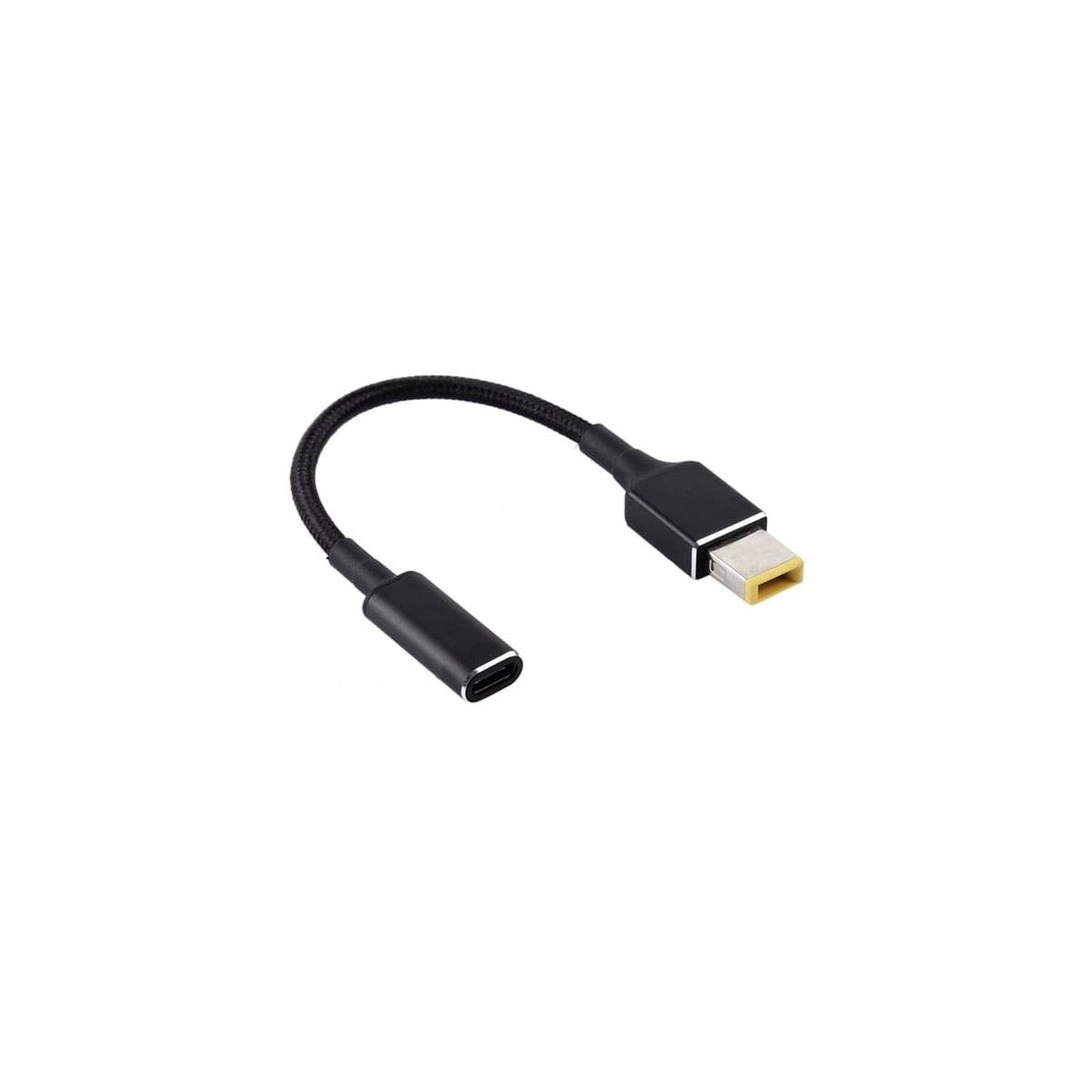 PD 100W 18.5-20V Square Pin til USB Type-C Adapter Lenovo