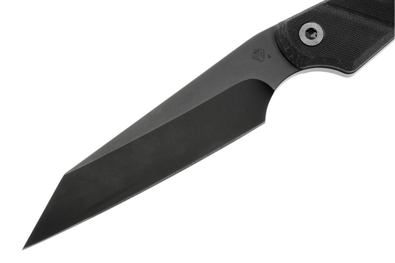 Medford UDT-1 Black PVD S45VN, Black G10, Black PVD Hardware, Kydex schede, vaststaand mes