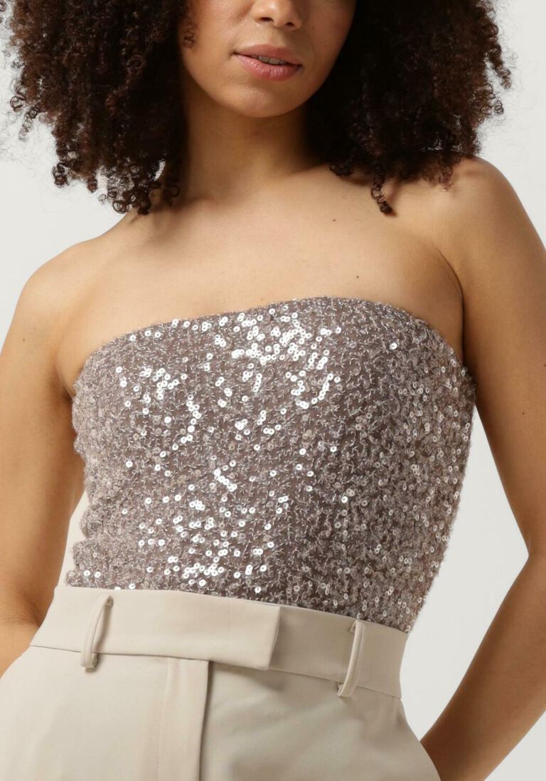 SECOND FEMALE gouden second female top dazzling tube top