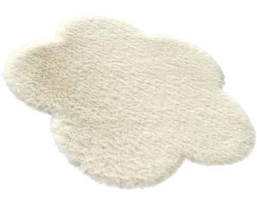 Romance Flower Rug, beige, Ø 60 cm
