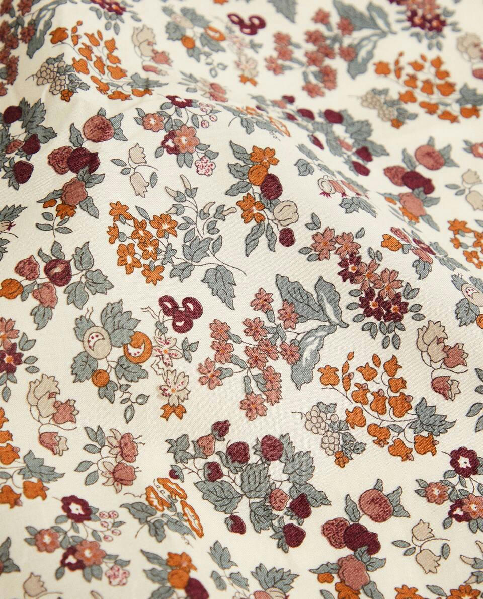 PACOTE DE PANOS DE MUSSELINA INFANTIS COM ESTAMPA FLORAL (PACOTE COM 2)