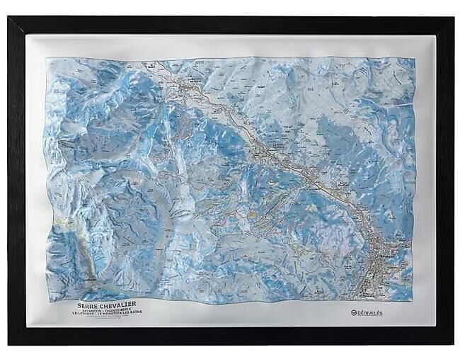 CARTE DES PISTES SERRE-CHEVALIER