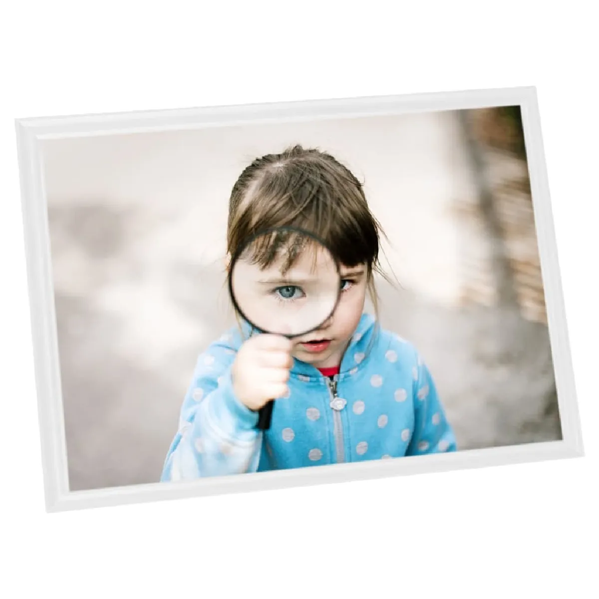 vidaXL Collage de cadres photo Blanc 3 pcs