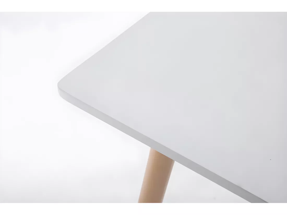 Table de cuisine table bois marron 80 x 80 x 75 cm TAB10008