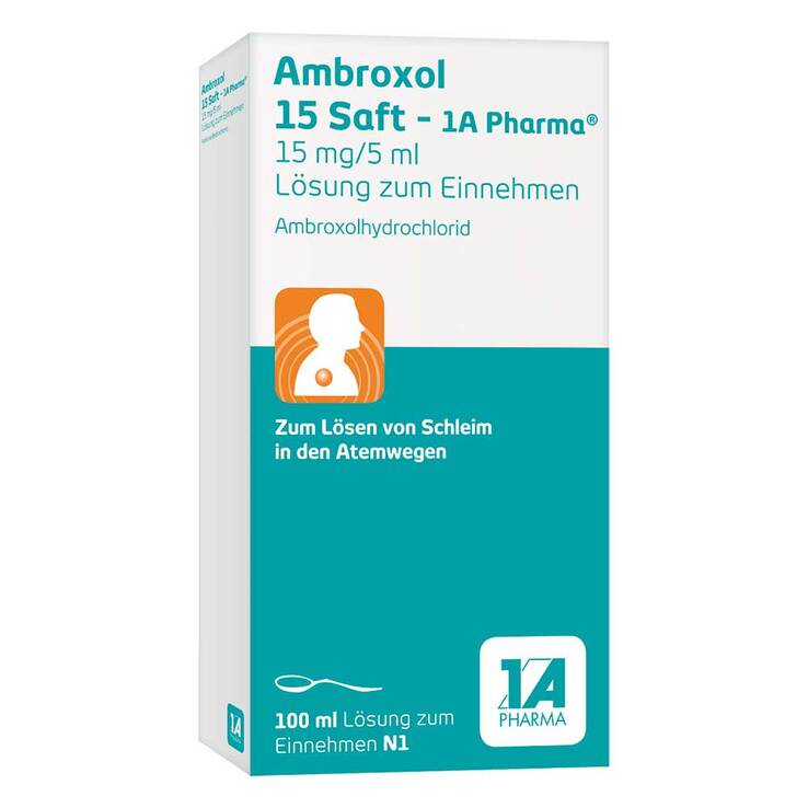Ambroxol 15 Saft 1A Pharma, 100 ml