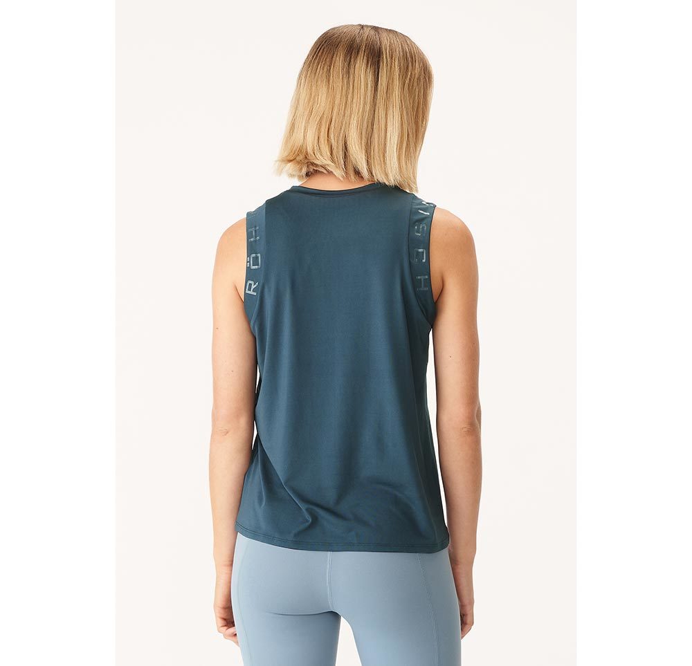 Röhnisch Kay Hardloopshirt Zonder Mouwen Donkerblauw Dames