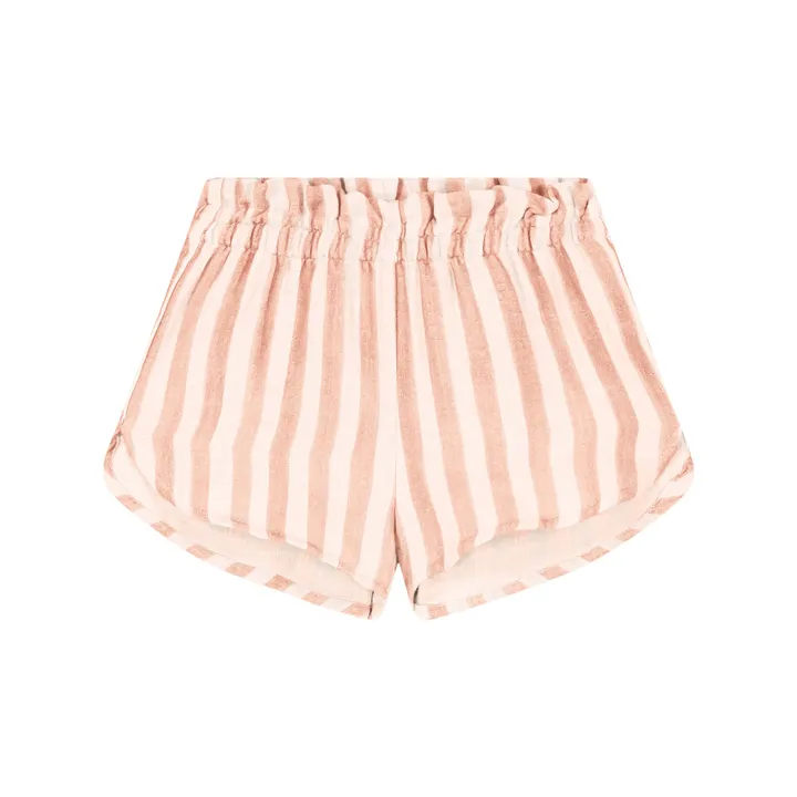 Studio Bohème Short Georgette Rayé | Rose