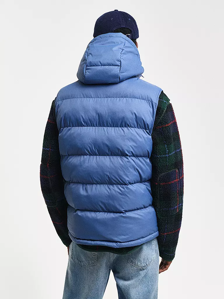 GANT Steppgilet ACTIVE CLOUD  blau