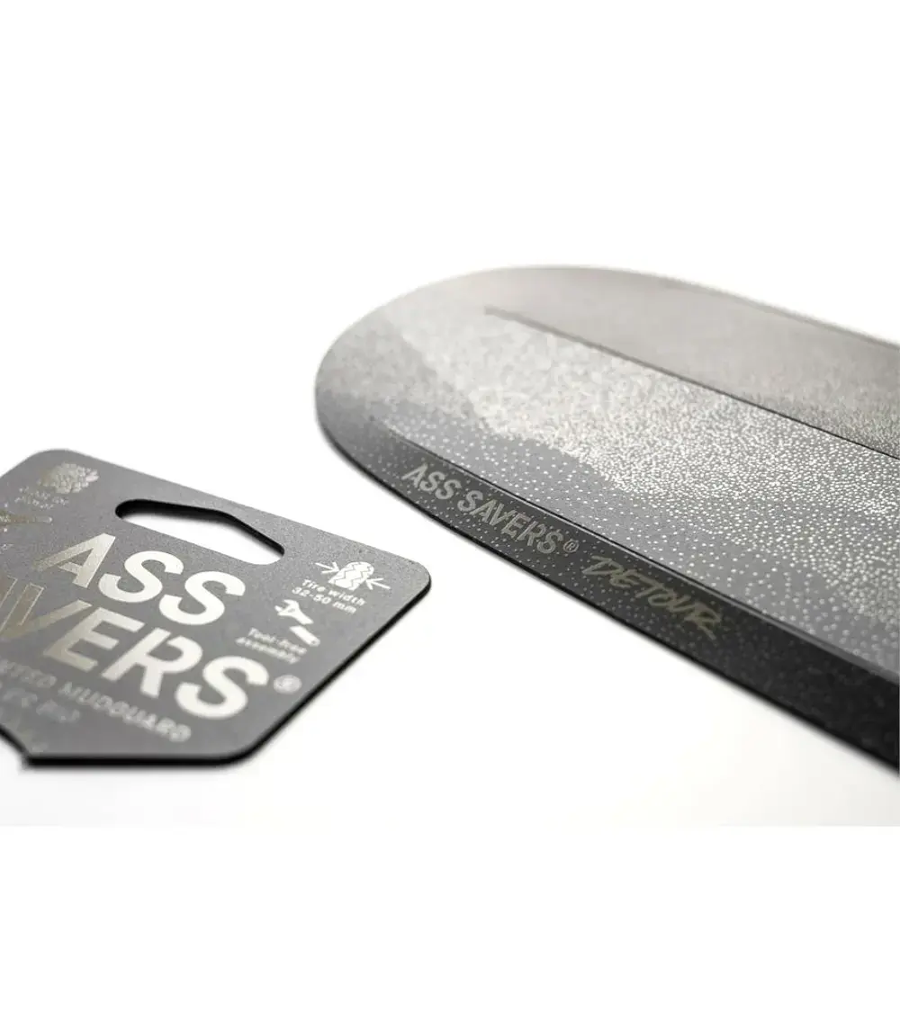 Ass Savers Mini Achterspatbord ASB-1 Big Zwart/Multi