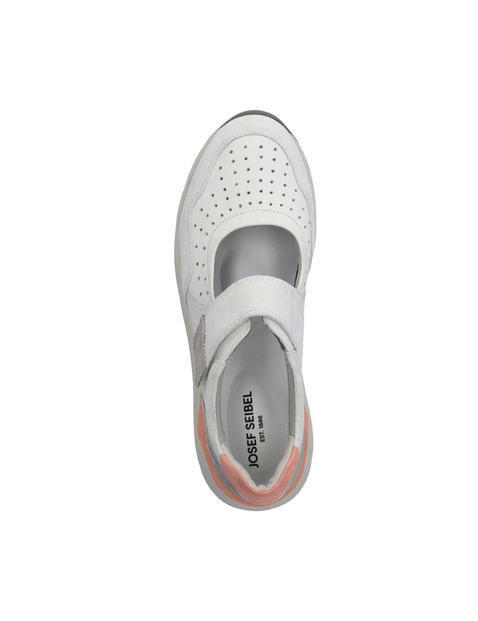 Slipper Jonah 04, weiss-lachs