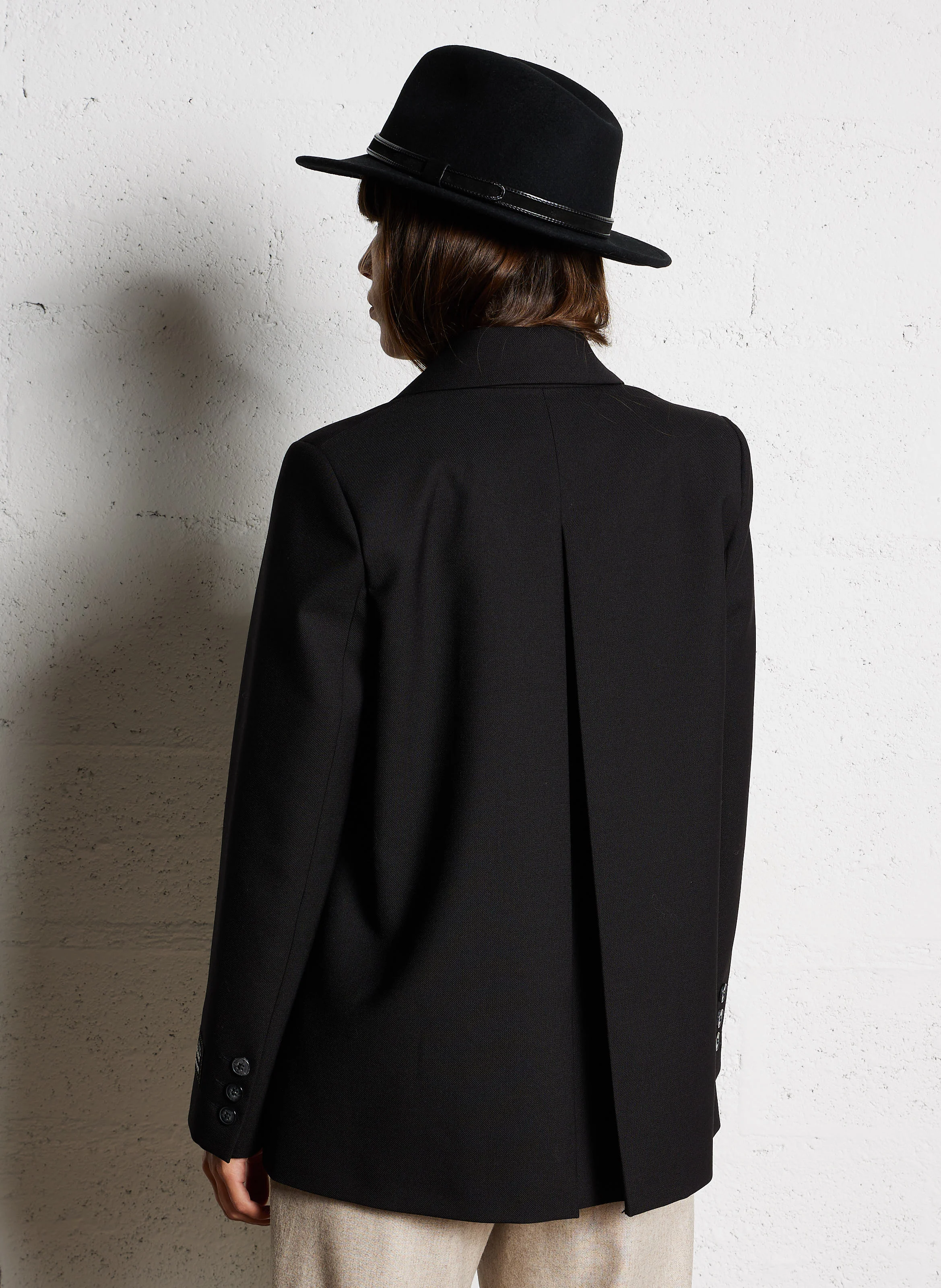 CHLOTILDE - Veste de blazer oversize | Noir