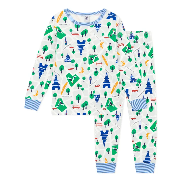 Petit Bateau Ensemble Pyjama Manoe Paris | Bleu