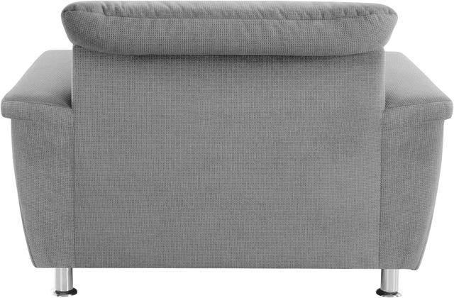DOMO collection Sessel »Franzi, zeitlos und elegant, moderne Sitzheftung« wahlweise mit Kopfteilverstellung