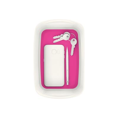 Leitz MyBox - Bac de rangement - blanc/rose
