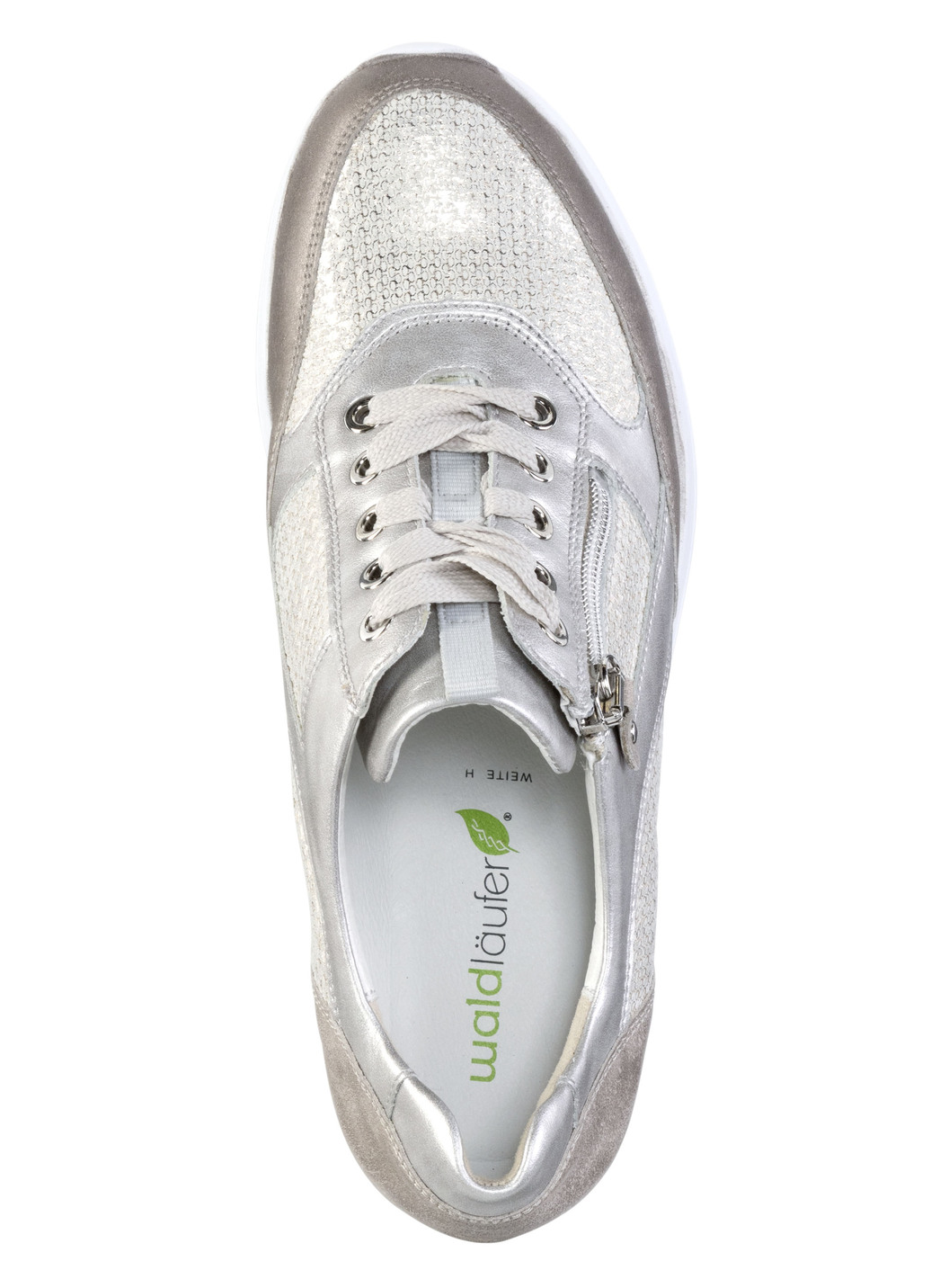 Waldläufer Sneaker aus edlem Leder-Materialmix