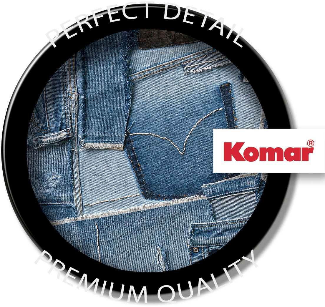 Komar Fototapete »Jeans - Grösse 368 x 254 cm« bedruckt glatt Wohnzimmer, Schlafzimmer