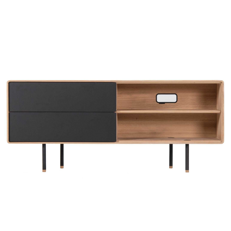 Gazzda Fina dressoir tv-meubel 150x45 Nero 4023 whitewash