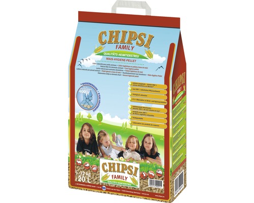 JRS Chipsi Family kattenbakvulling 20 l