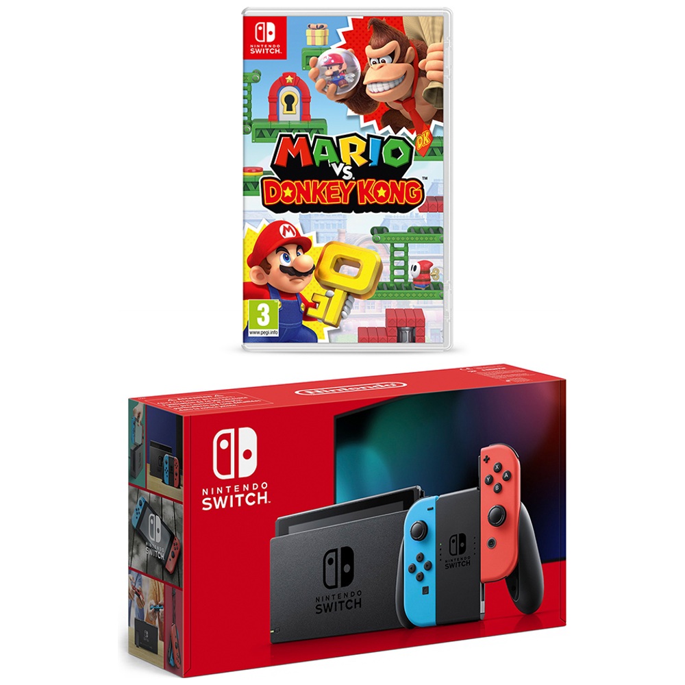 Nintendo Switch Neon-Konsole & Mario vs. Donkey Kong