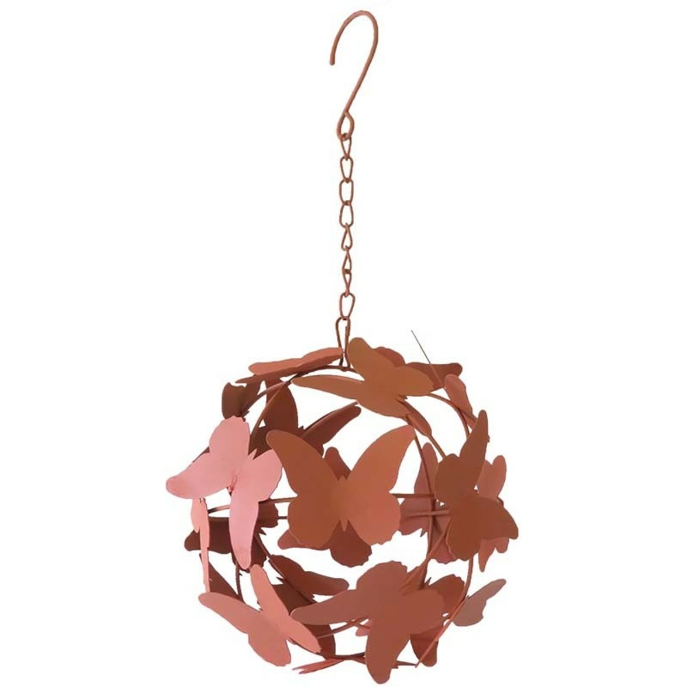 Suspension jardin papillons 19cm