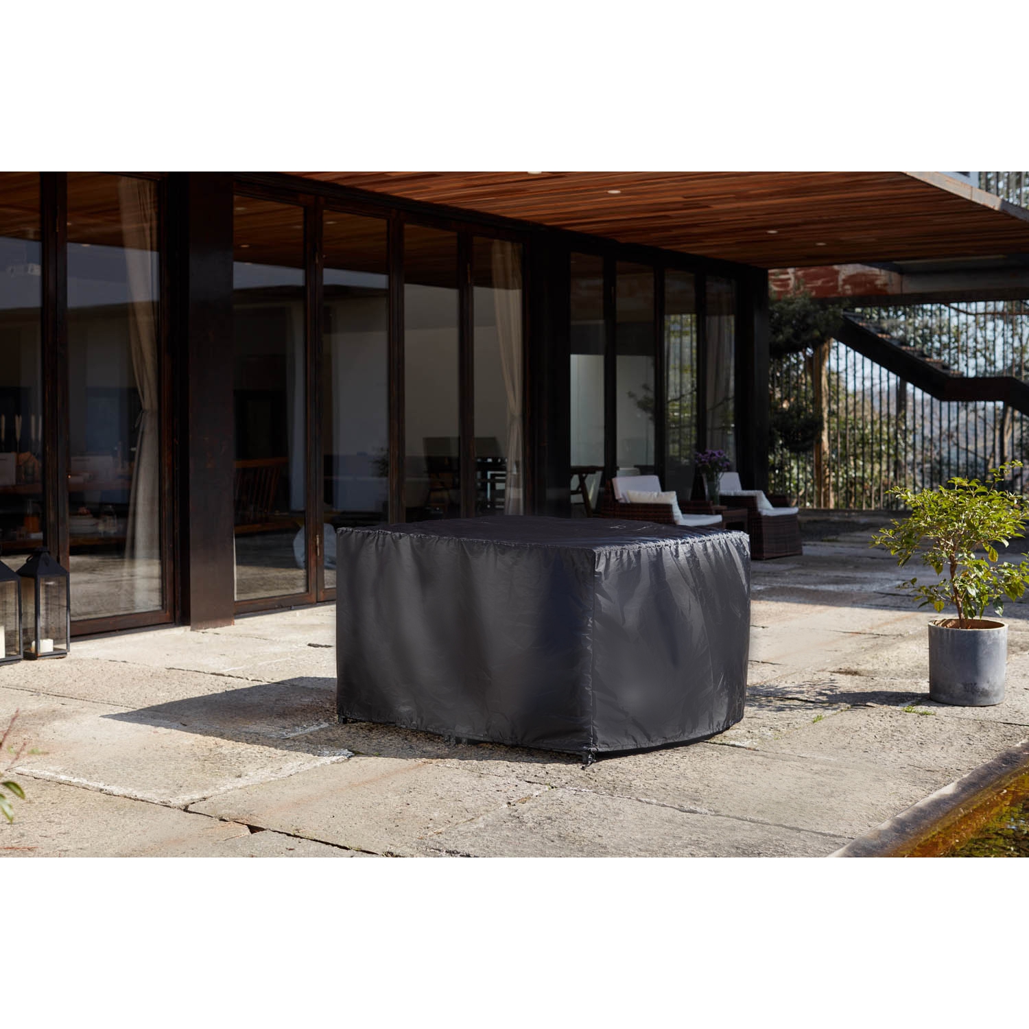 Housse de protection salon de jardin 119x119x70cm - miami, monaco, sunset (4c & 4c4f)