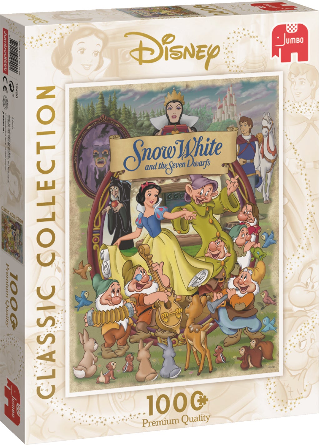 Jumbo puzzel Disney Sneeuwwitje 50 x 70 cm 1000 stukjes