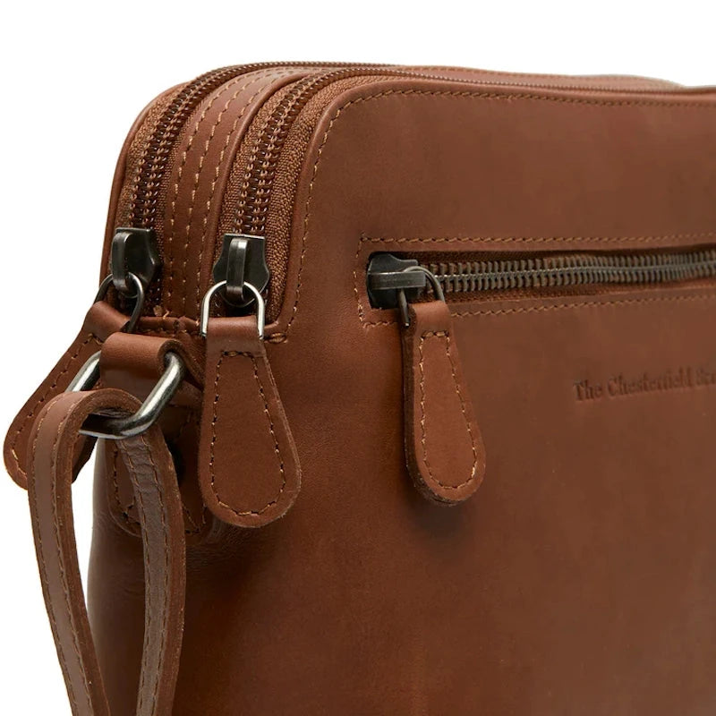 Chesterfield Brand Nebraska Schoudertas Cognac