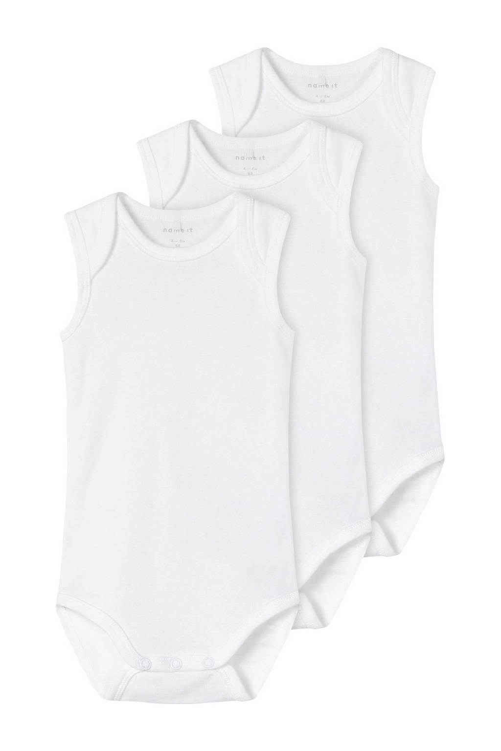 NAME IT romper NBNBODY - set van 3 wit