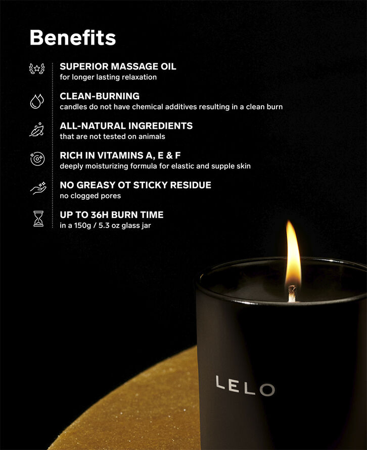 LELO Massagelys - Black Pepper & Pomegranate