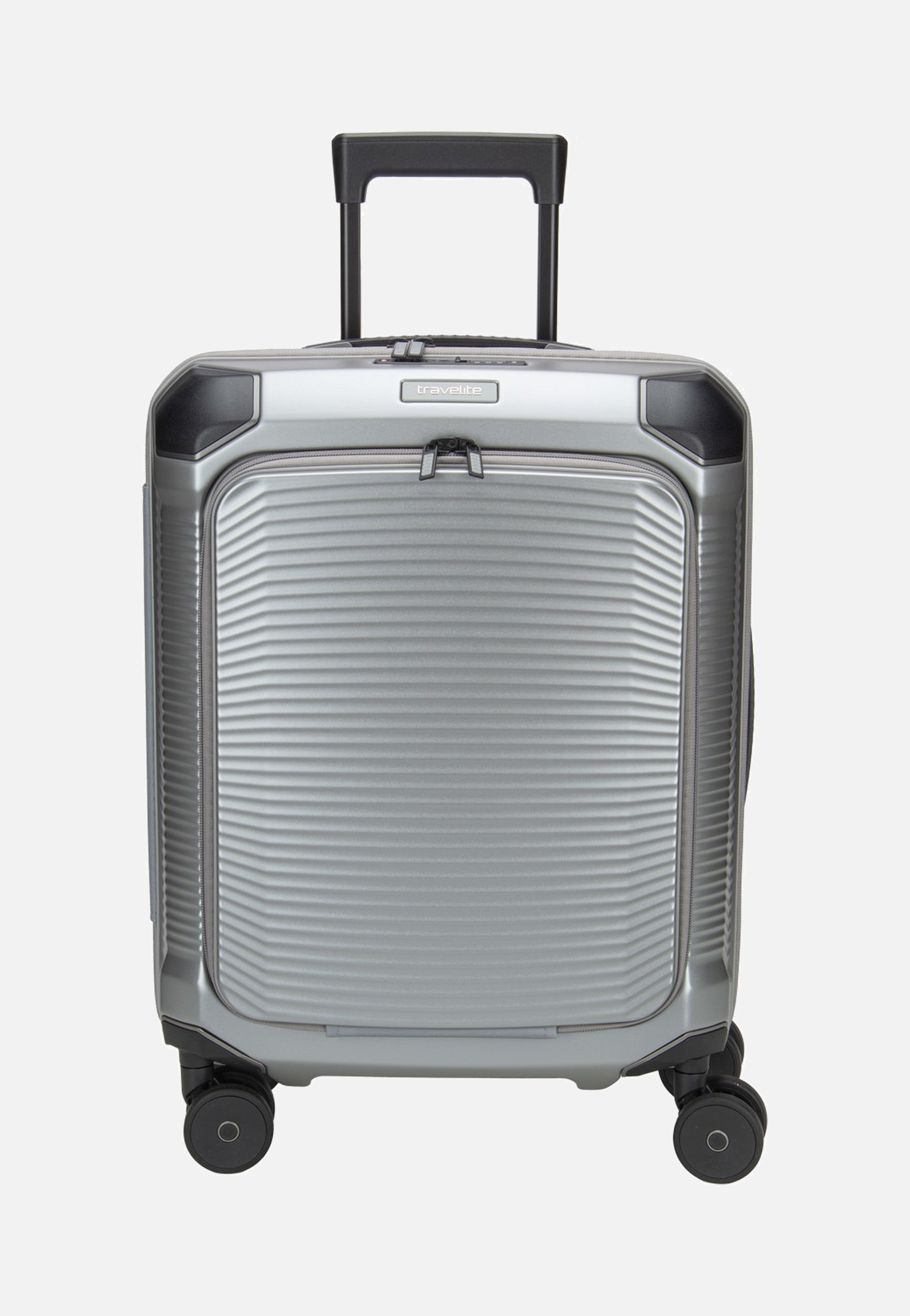 Millennium Trolley 4W S Front Pocket Silver - Koffer