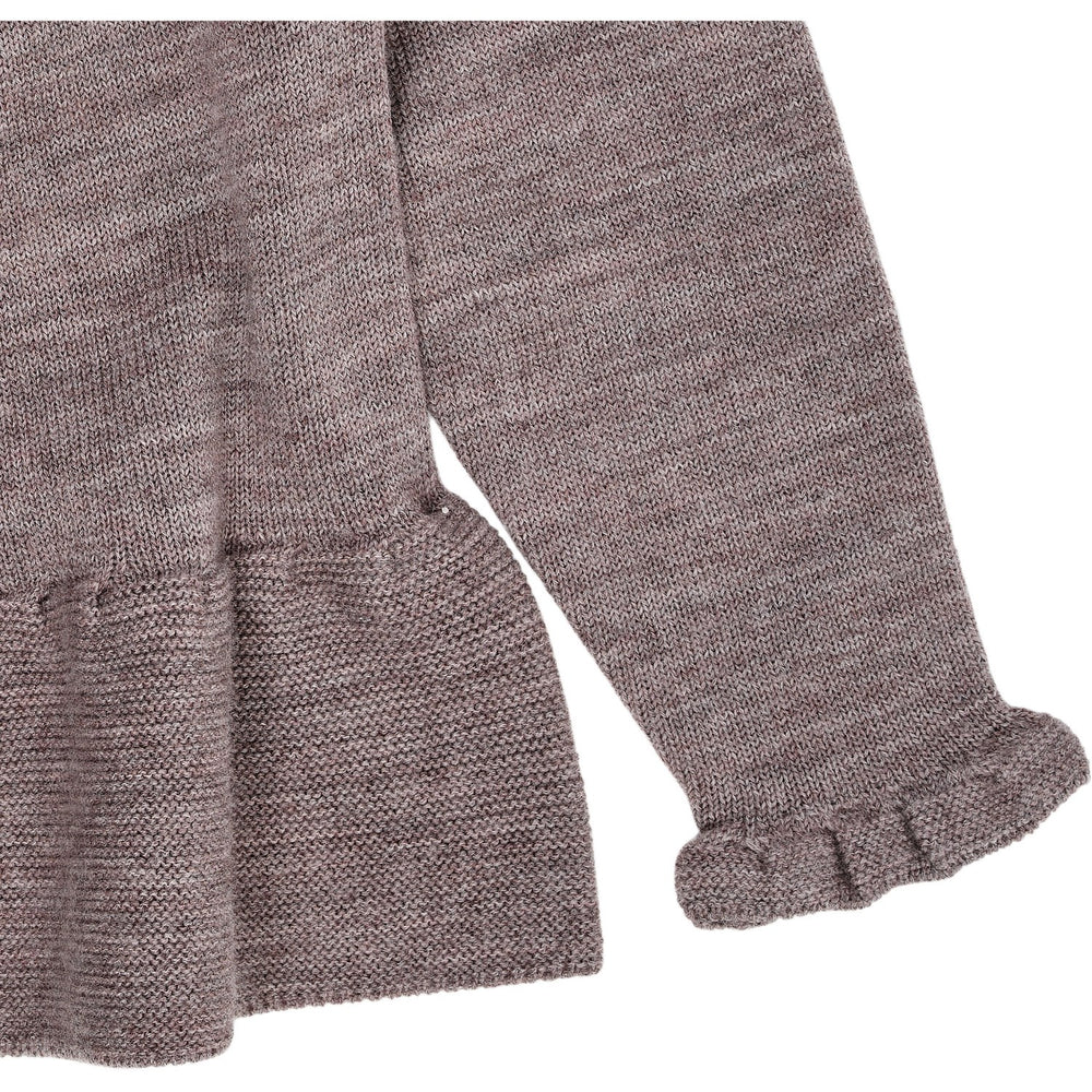 Køb Copenhagen Colors Natural Melange Merino Knit Bluse M. Flæse