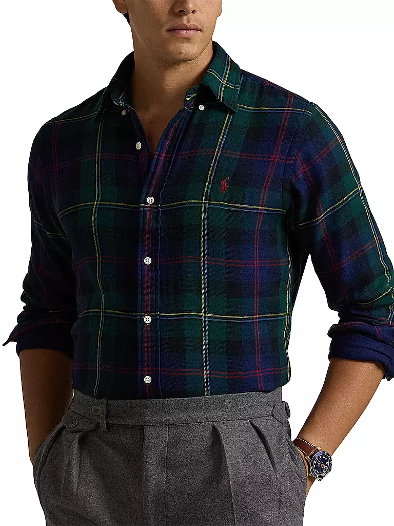 POLO RALPH LAUREN Hemd Regular Fit  dunkelblau