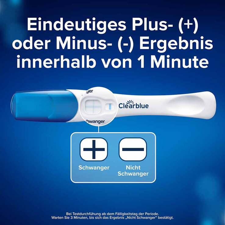 Clearblue Schwangerschaftstest Schnelle Erkennung, 1 St