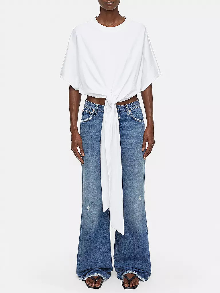 CLOSED T-Shirt Cropped Fit  weiss