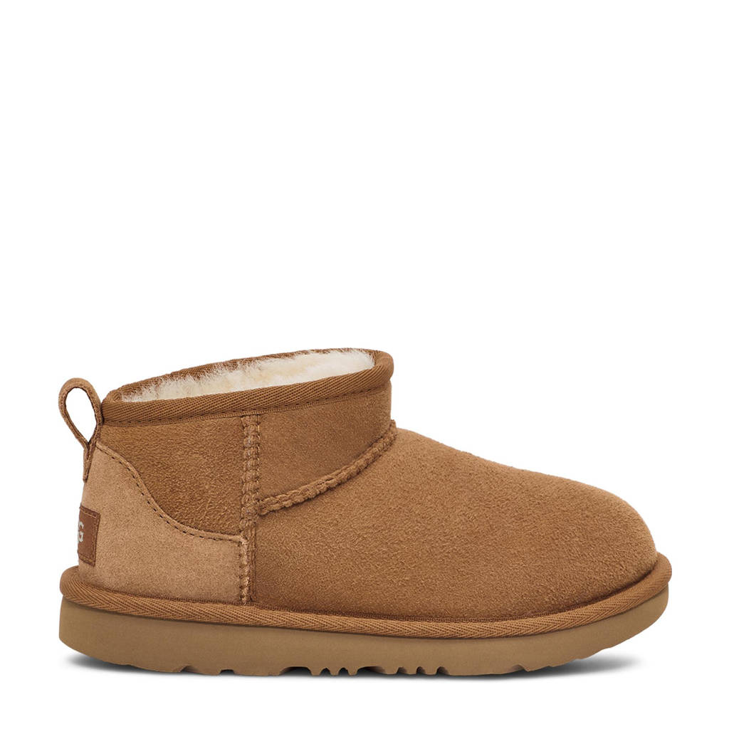 UGG Classic Ultra Minisuède enkelboots camel