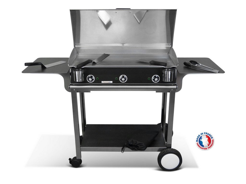 Pack plancha électrique PlanchaElec Lux 830 Carbon - Chariot Rivoli Pl