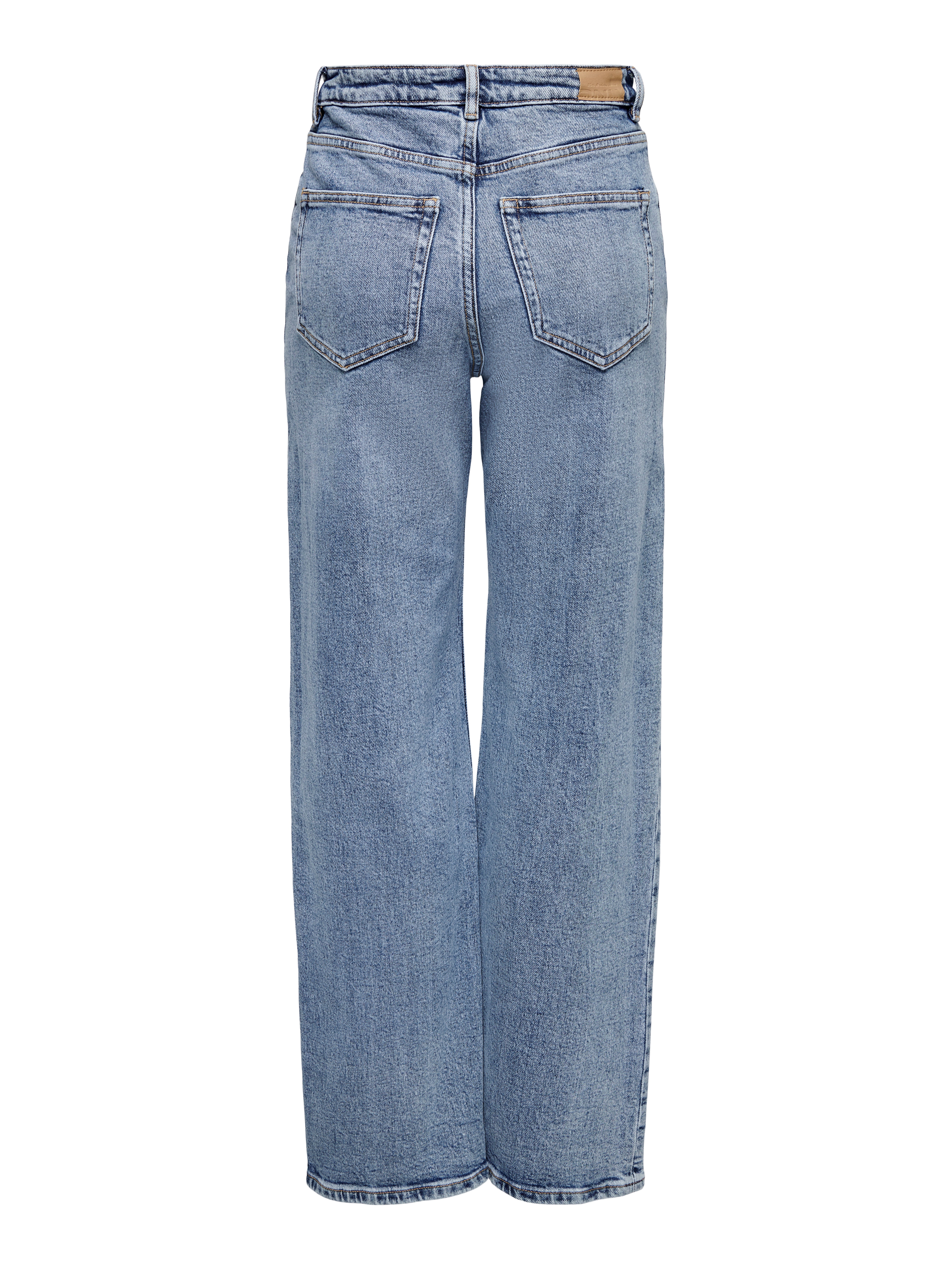 ONLJUICY Hohe Taille Weiter Beinschnitt Jeans Medium Blue Denim