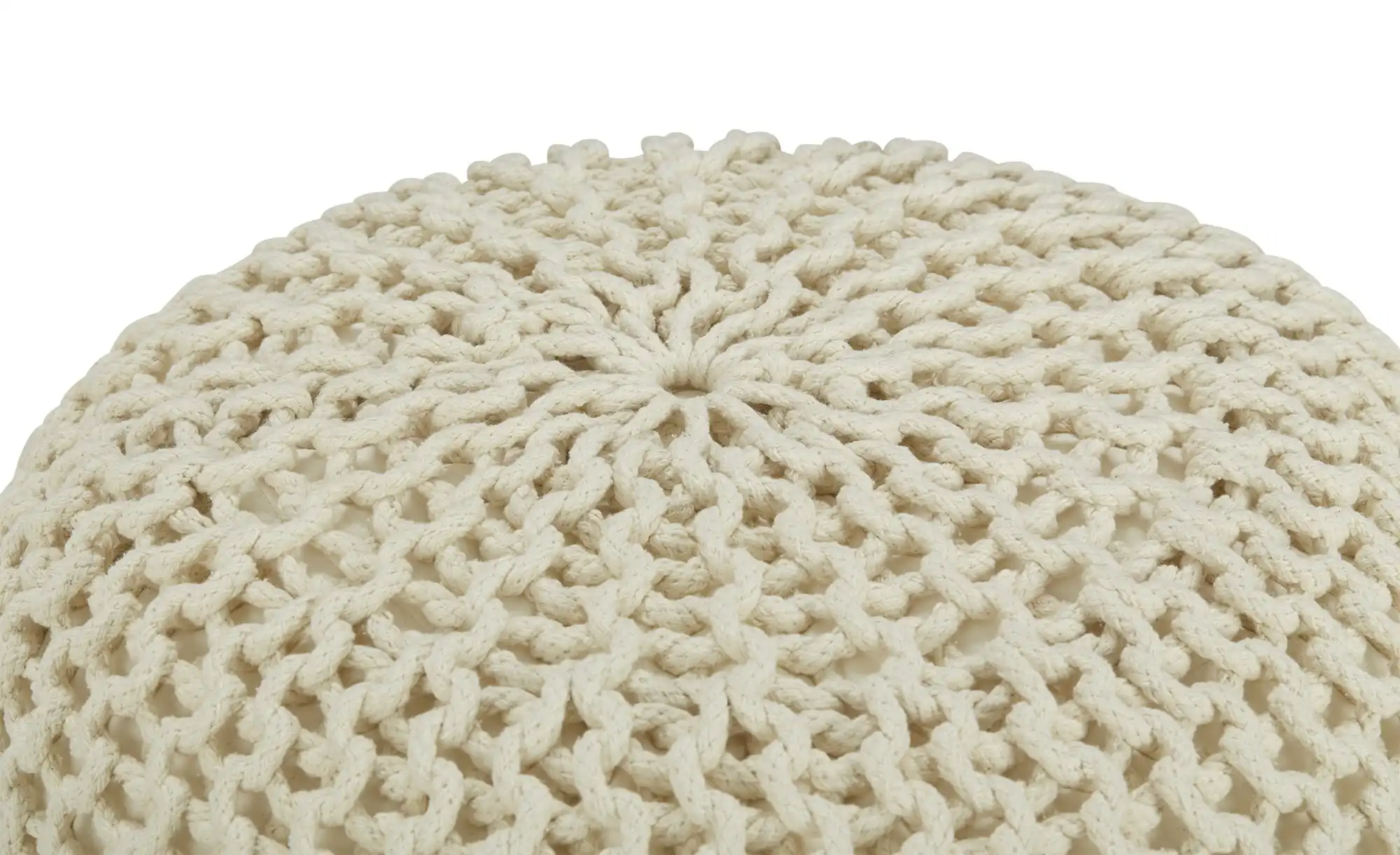 como Strickpouf