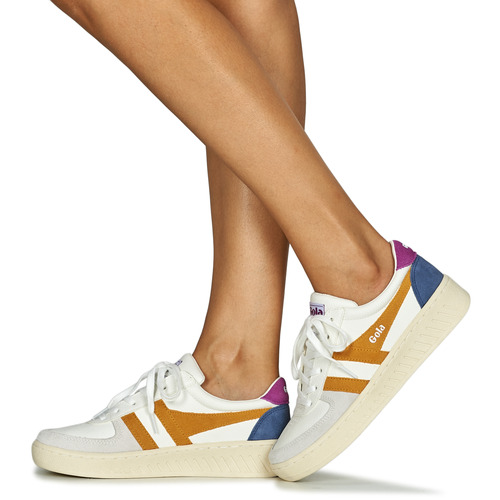 Gola - GRANDSLAM TRIDENT - Blanc / Jaune