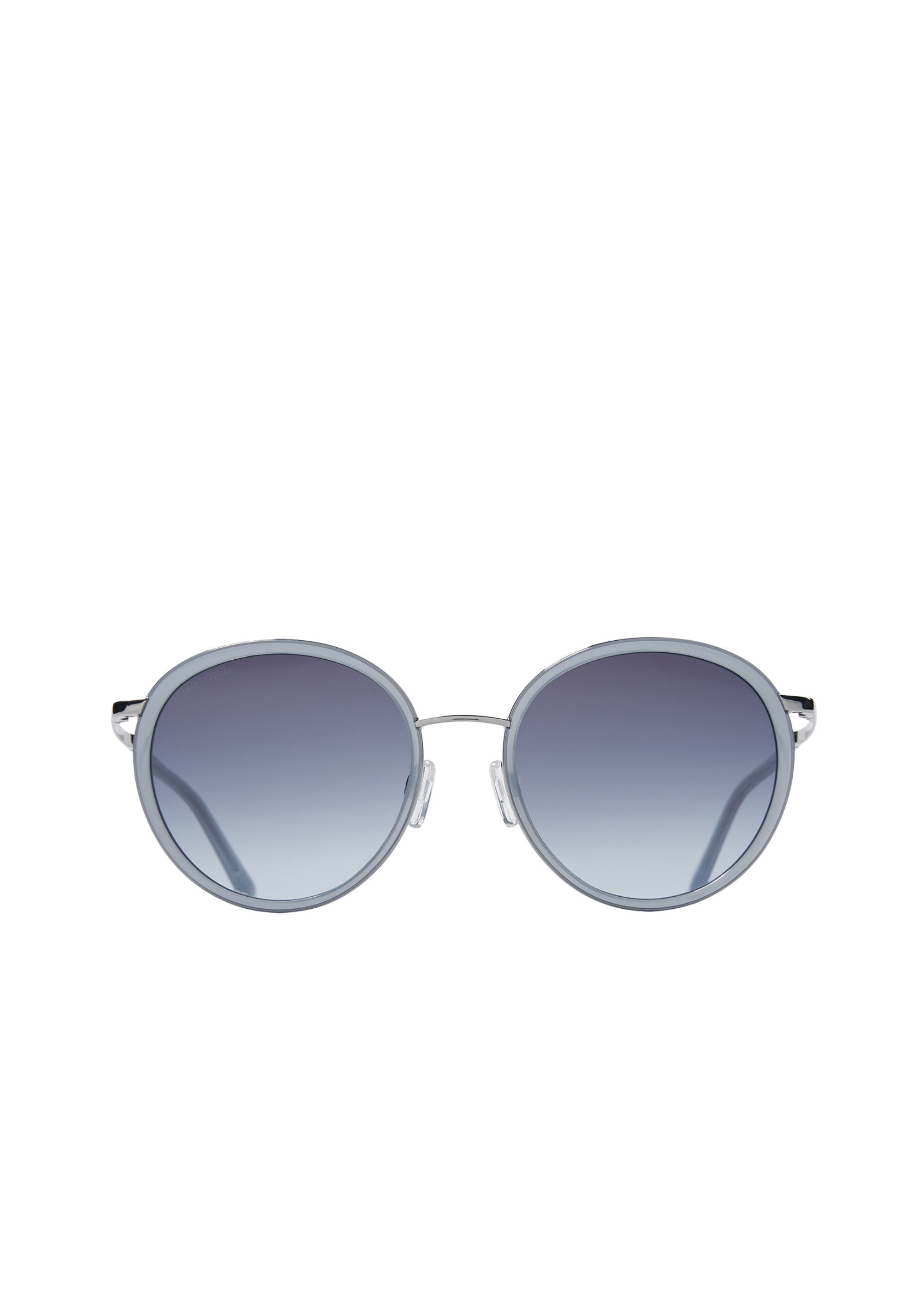 Damen-Sonnenbrille mit extravagantem Edelstahl-Acetat-Rahmen